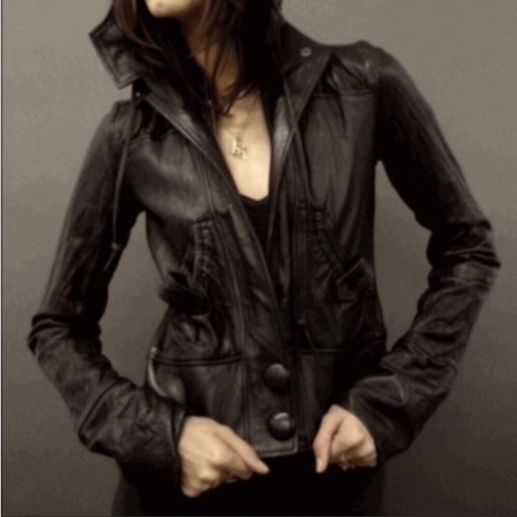 Mike & Chris Espresso Leather Jacket - Picture 1 of 8